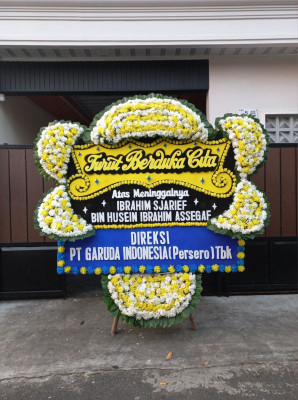Papan Bunga Duka di Oba Selatan